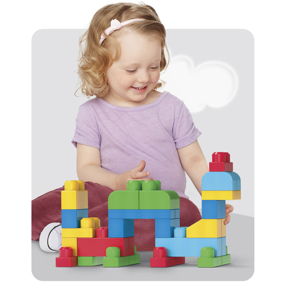 MEGA Bloks First Builders blokkenzak - 60 stuks