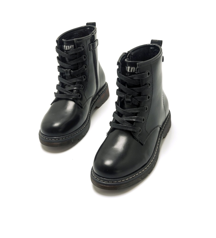 Botas Mustang Future Kids Pretas