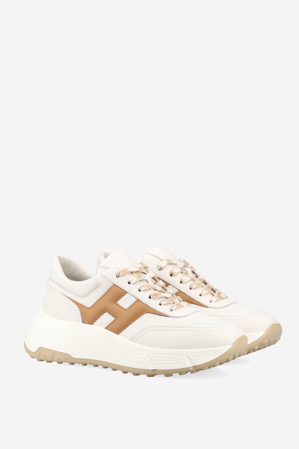 H669 leather sneakers