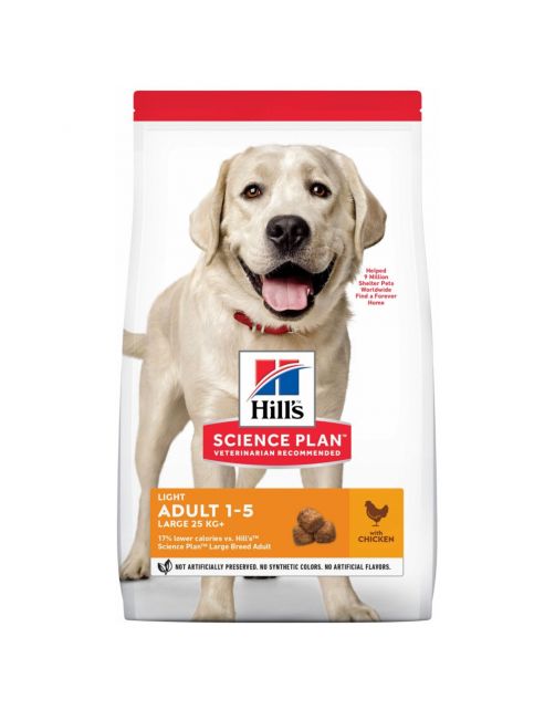Hill's Canine Adult Light Large Breed Kip - Hondenvoer