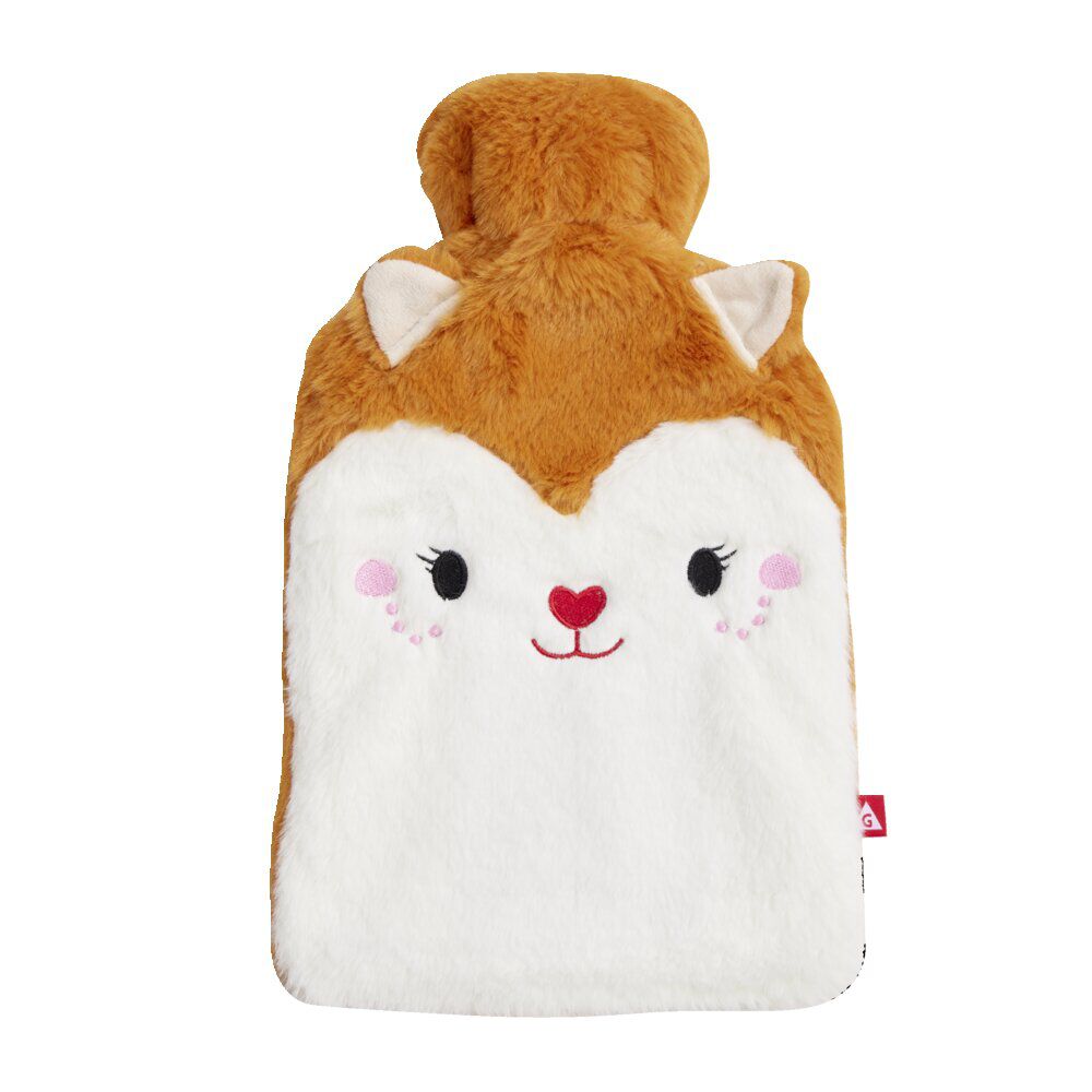 Bouillotte avec housse design animal 1,8L