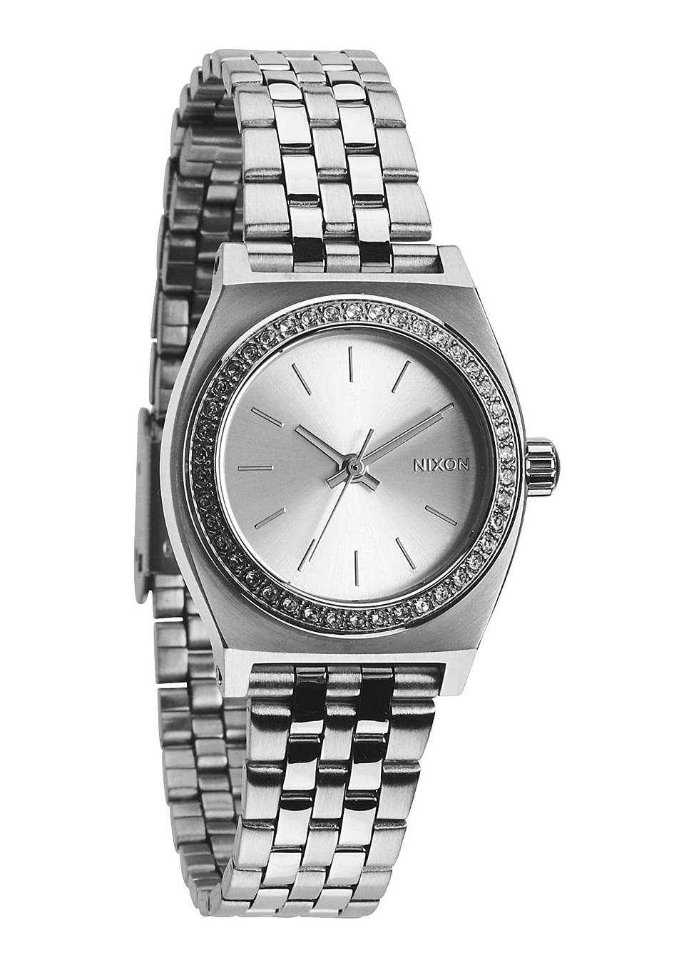 Nixon The Small Time Teller All Silver Crystal A3991874
