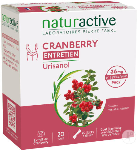 Naturactive Cranberry Urisanol 20 Sticks