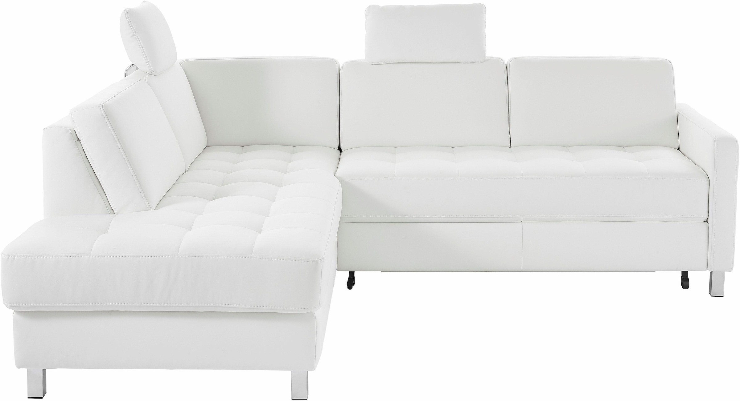 sit&more Ecksofa »Pablo L-Form« wahlweise mit Bettfunktion