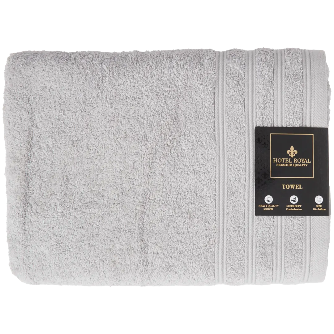 Serviette de bain Hotel Royal Gris clair