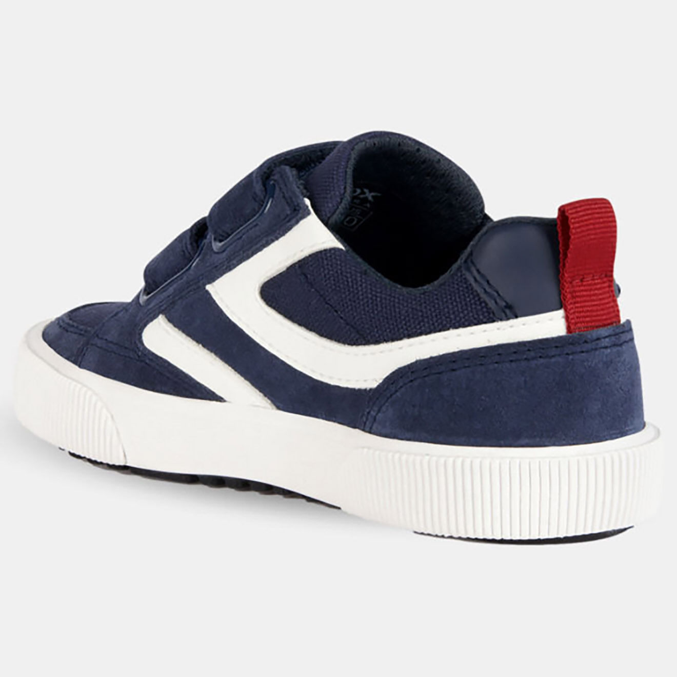 Geox Baskets Alphabeet bleu marine/blanc