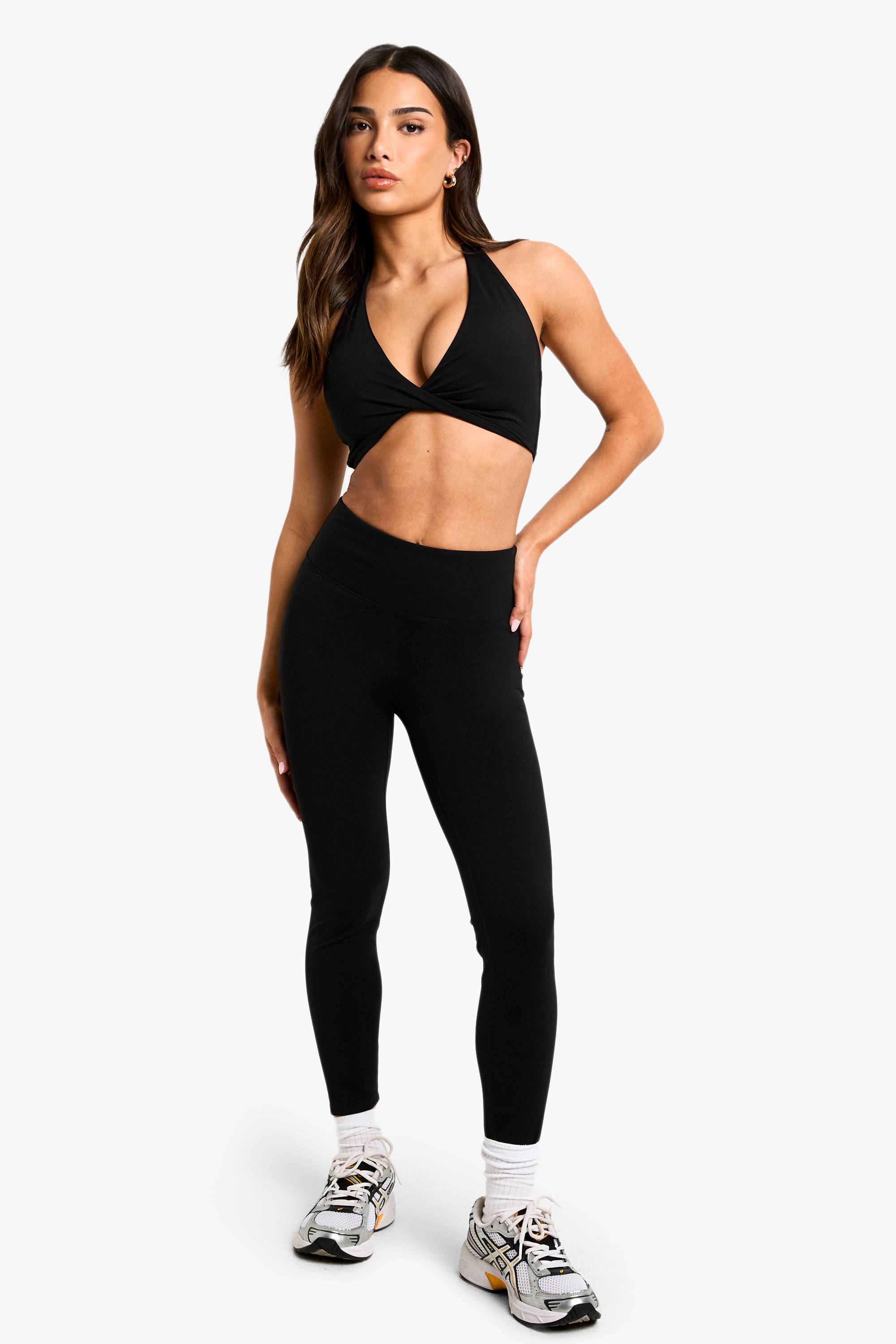 boohoo Legging Actif Premium Taille Haute Petite