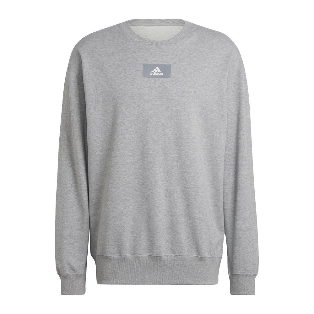 Adidas Performance ESSENTIALS FEELVIVID DROP SHOULDER - Sweat Homme mgreyh