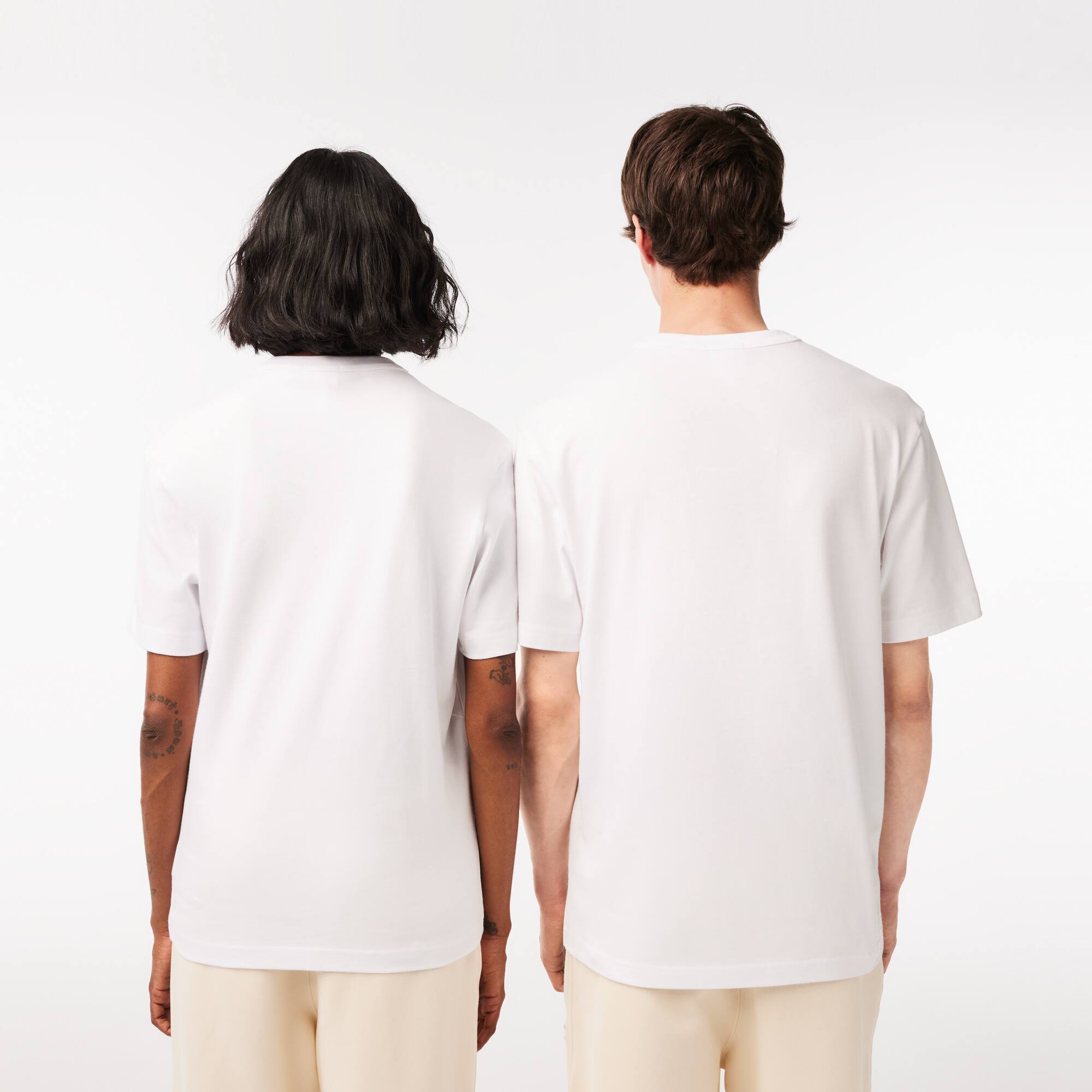 Exklusiv für Mitglieder - das Sammler-T-Shirt zum 90. Jubiläum T-Shirts - Weiss - Lacoste - Unisex
