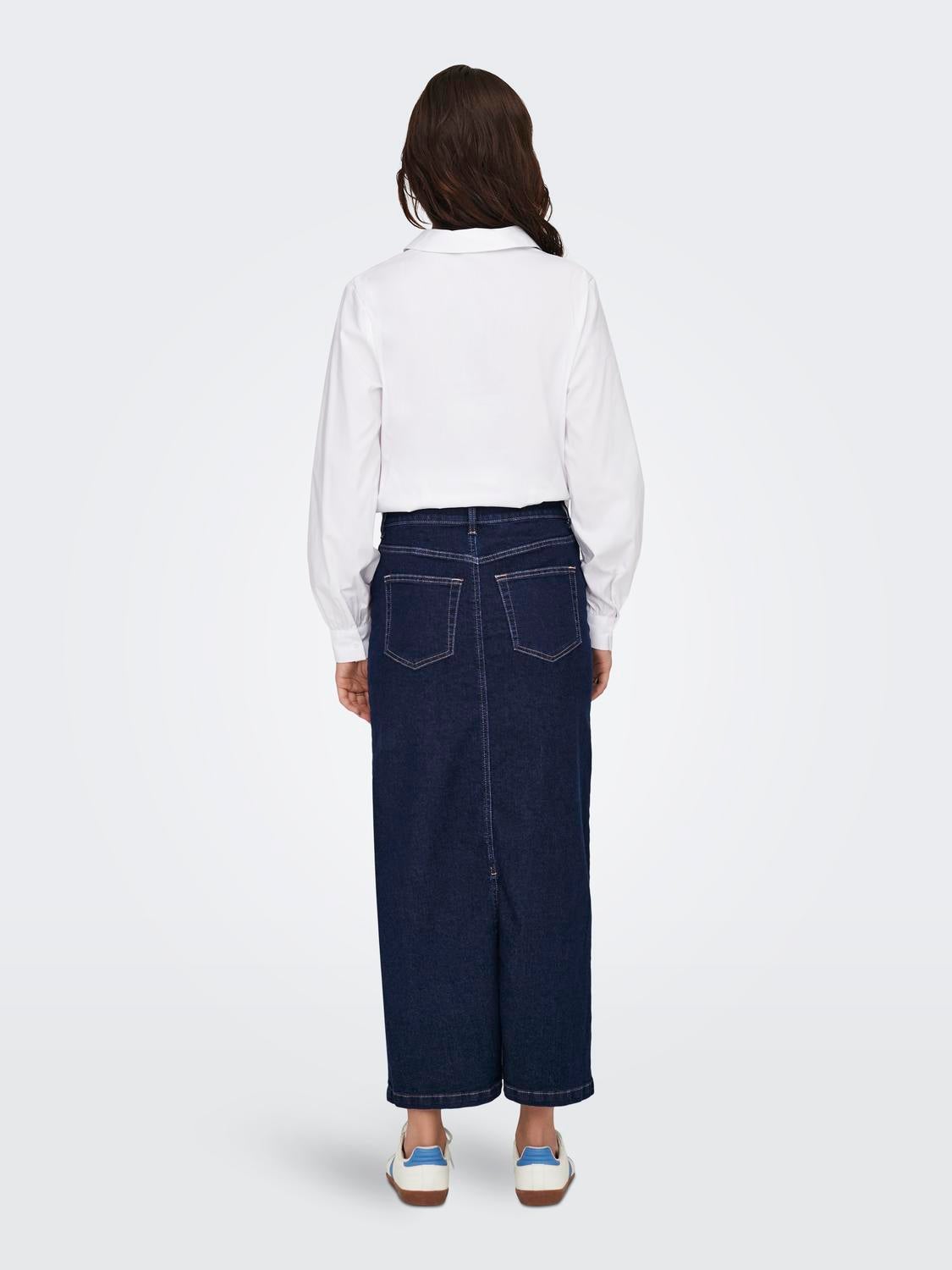 JDYMOON Jeansrock Dark Blue Denim