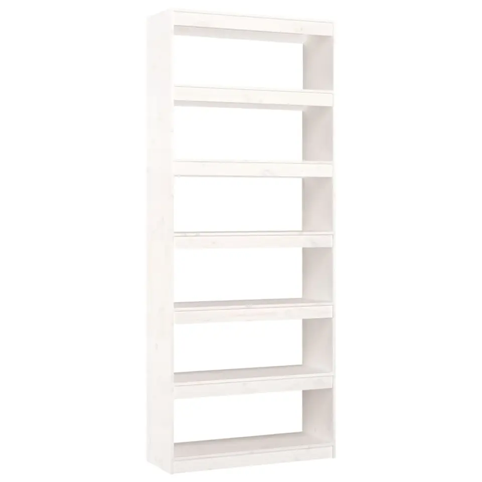 vidaXL - Boekenkast - Wit - Grenenhout