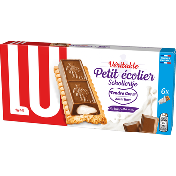 Lu Scholiertje met Melk 6 Stuks 120 g