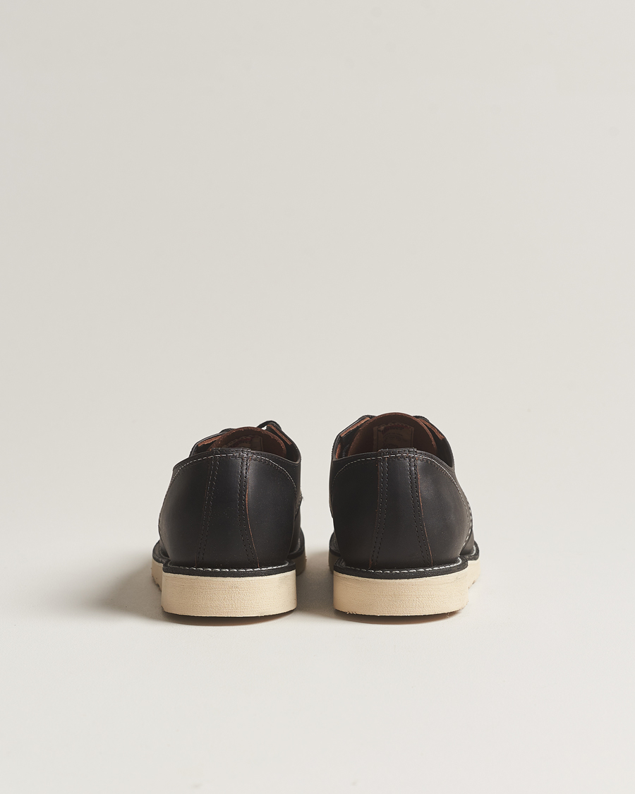 Red Wing Shoes Moc Toe Oxford Black Prairie Leather