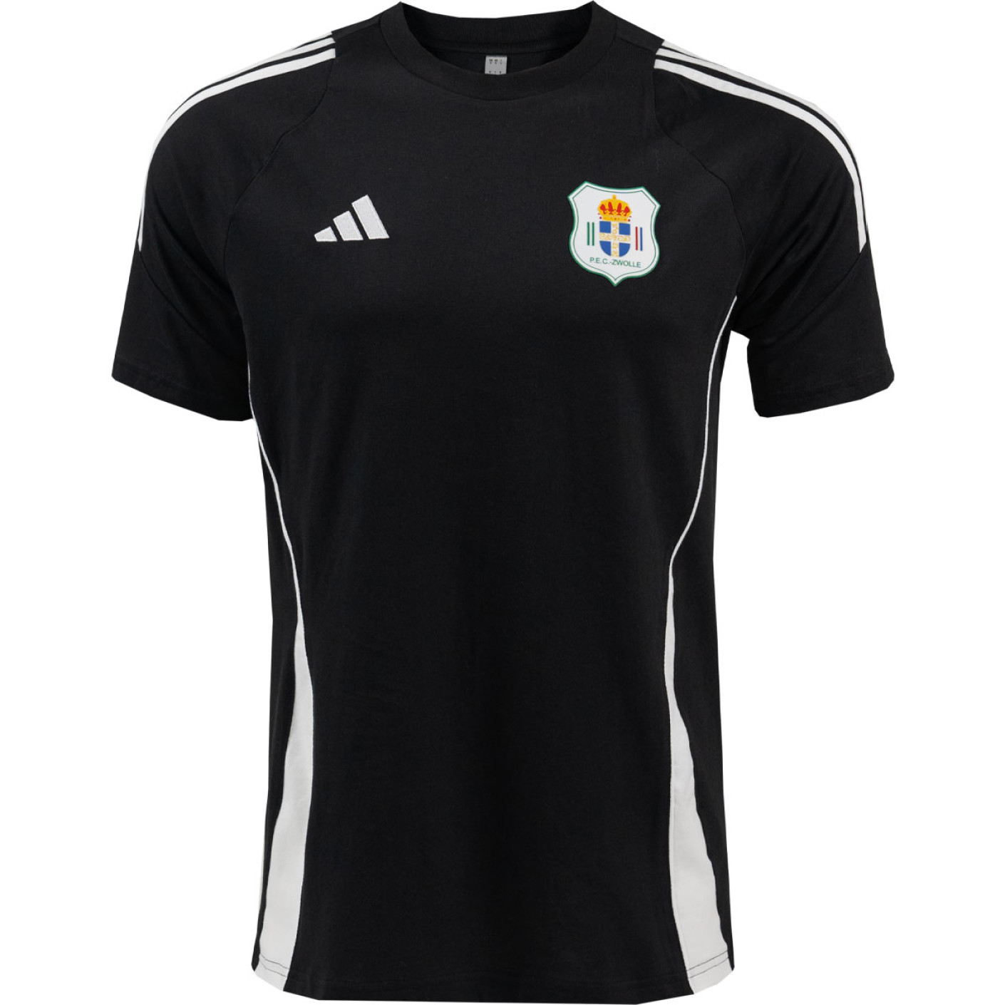 Adidas PEC Zwolle Lifestyle T-Shirt 2024-2025 Zwart Wit
