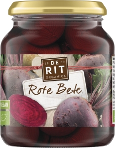 De Rit Rote Bete geschnitten Glas, 340 g