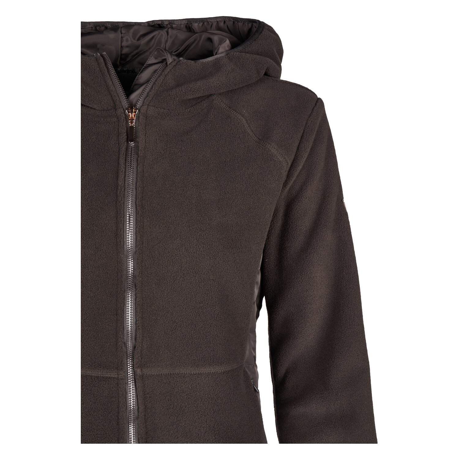 ESKADRON Heritage Fleecejacke Zip-Hood  - basalt grey