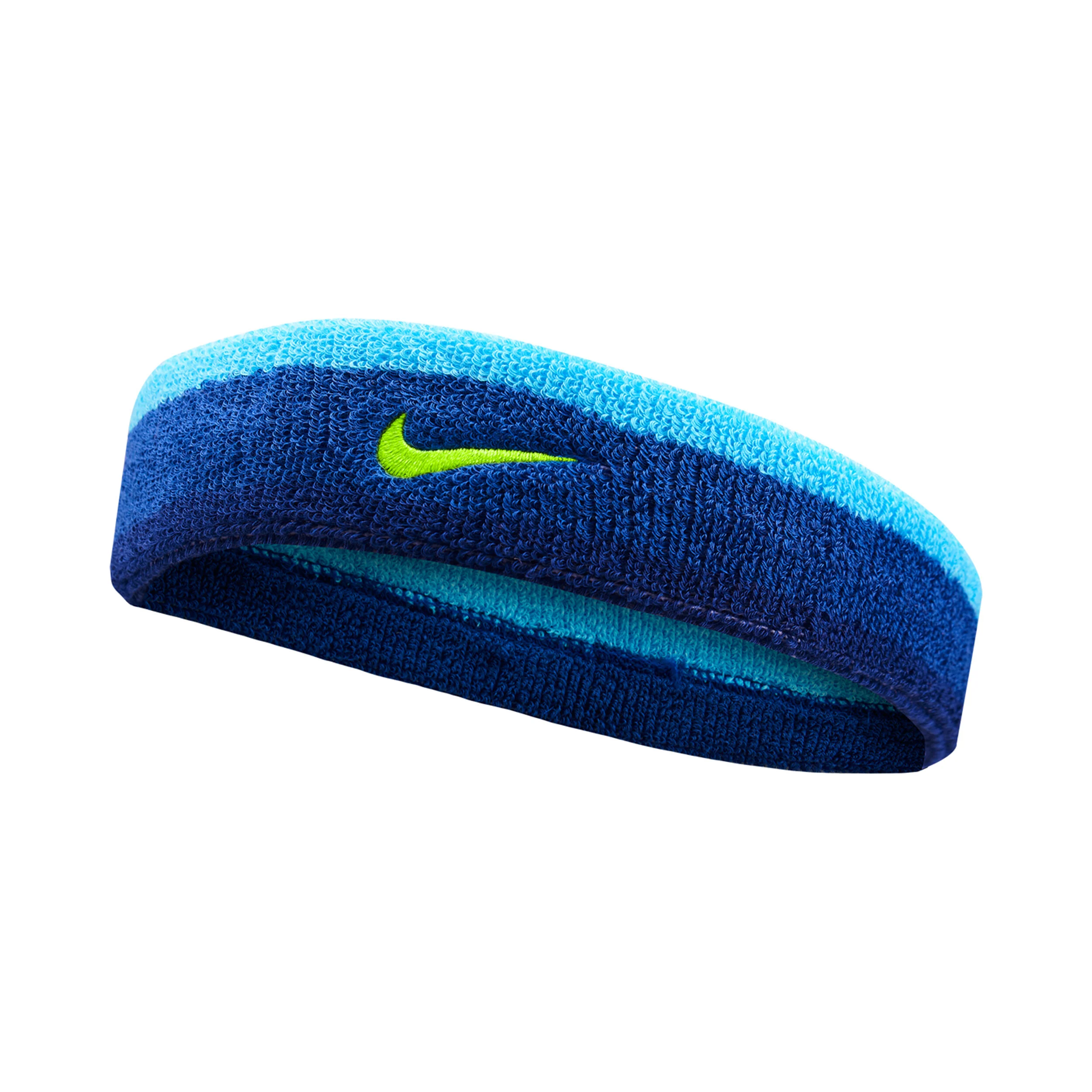 Nike Swoosh Bandeau - Bleu Foncé , Blanc