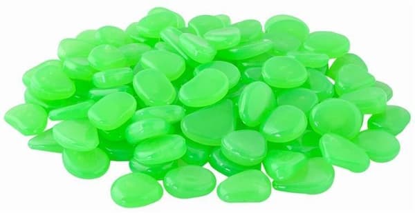 100 stk Selvlysende Steiner - Glow in the Dark Dekorasjon