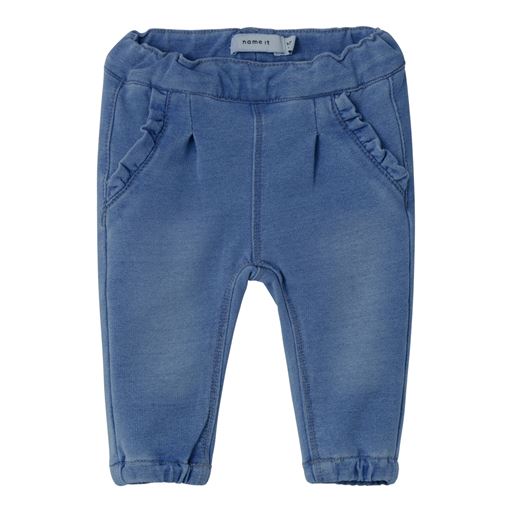 Name It Bella Round Jeans, Medium Blue Denim, 80 cm