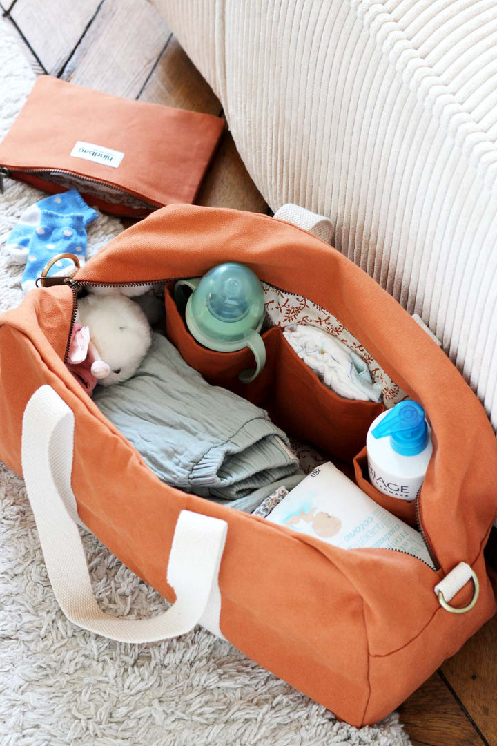 Sac à langer Sapin : Charlie et sa pochette Lou