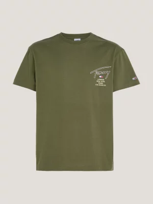 Camiseta clássica com logo exclusivo nas costas