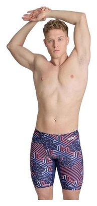 Maillot de Bain Arena Kikko Pro Swim Jammer Navy Team