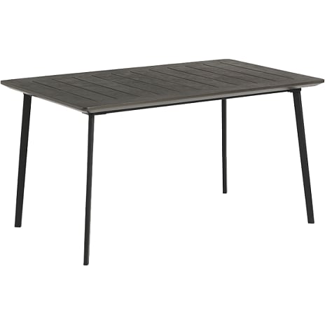 Metalea havebord - sort støbejernslook