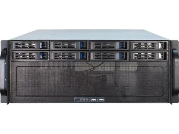 Inter-Tech IPC 4U-4408 - Rack-monterbar - 4U - forlænget ATX / SSI EEB - ingen strømforsyning (ATX) - USB