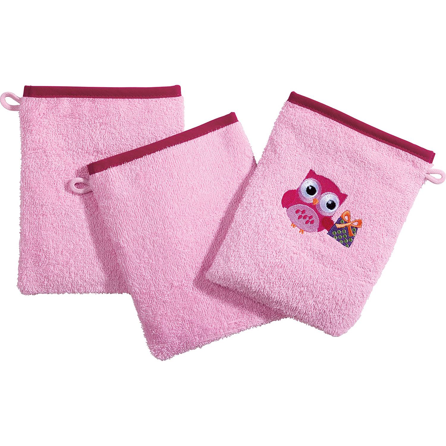 Erwin Müller Walk-Frottier Kinder-Waschhandschuh im 3er-Pack