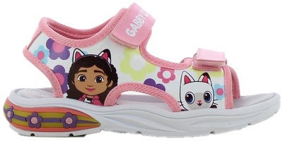 Gabby's Dollhouse Blinkende Sandaler, Fuchsia/White