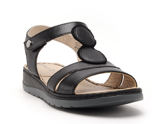 Caprice nu pieds plats femme 28154 noir