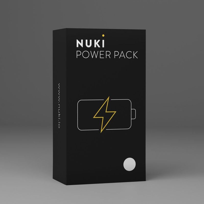 Nuki Power Pack Elektrisch deurslot - Oplaadbare accu voor Nuki Slot - Wit