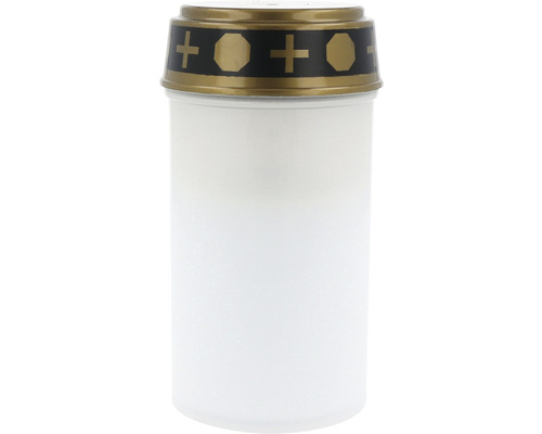 LED graflamp Ø 6,5 cm wit, warm wit licht