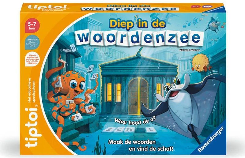 Ravensburger - Tiptoi® Spel - Diep in de Woordenzee - Leersysteem