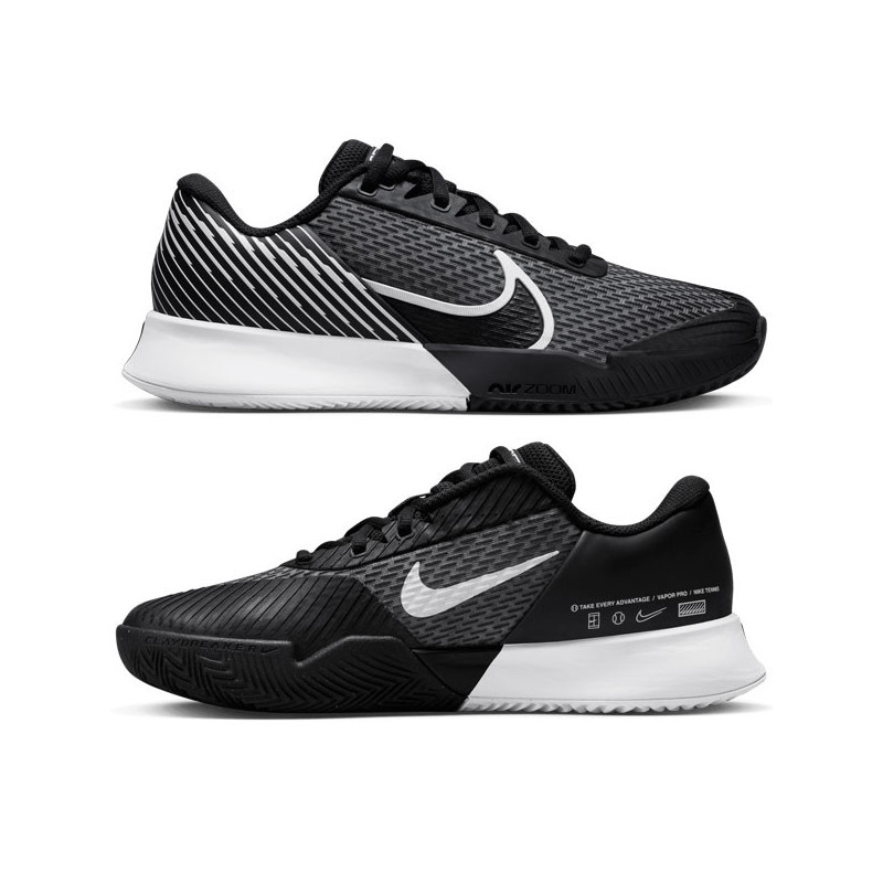 Nike Air Zoom Vapor Pro 2 Clay femme noir