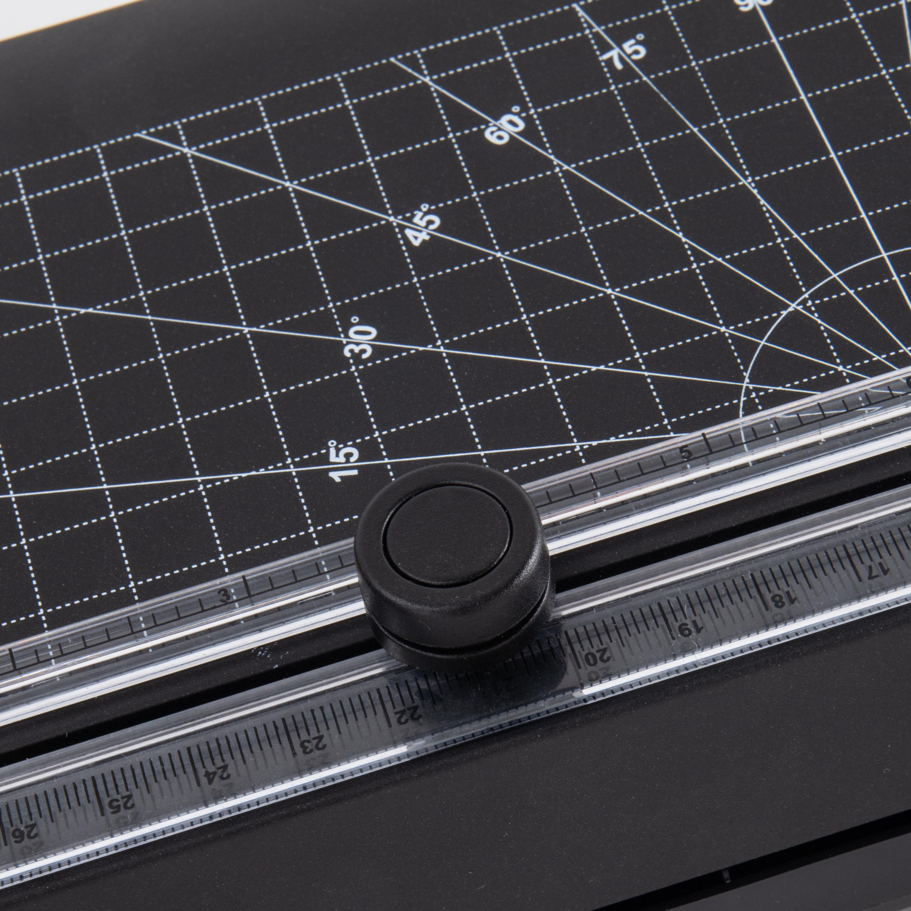 3in1 A4 125mic. Laminier Gerät Papier Schneidemaschine mit Führungsschiene   Locher inkl. Laminierfolie - Schwarz