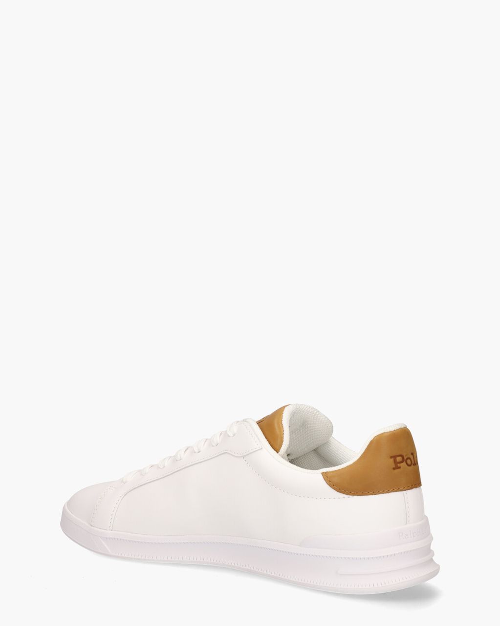 Polo Ralph Lauren Heritage Court Wit/Cognac Herensneakers