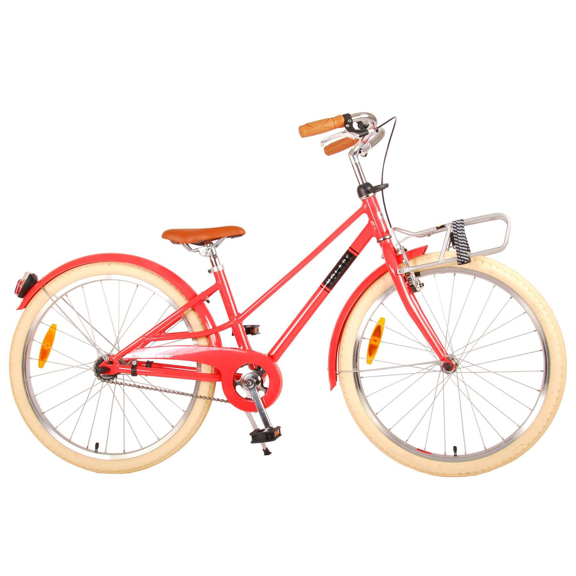 Volare Melody Kinderfahrrad 24 Zoll Jugendfahrrad Mädchen Jungen ab 8 Jahre Fahrrad 130-145 cm Rücktrittbremse