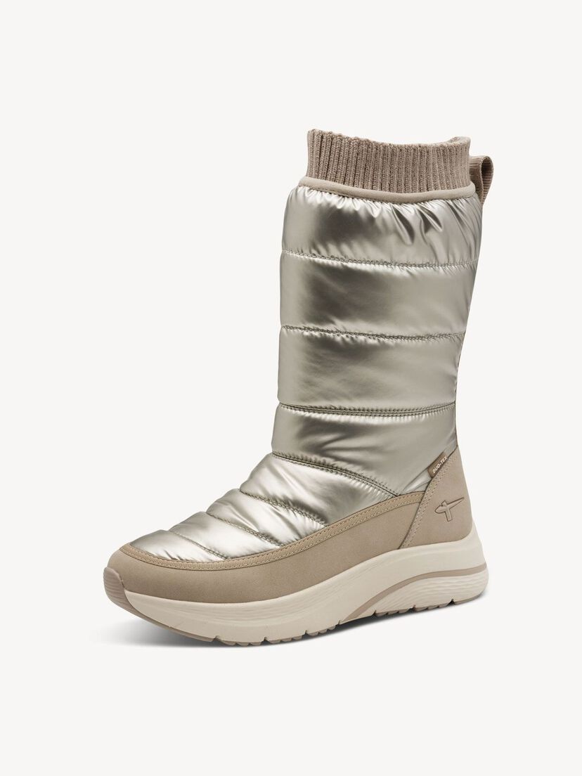 Enkellaarsje - beige warme voering
