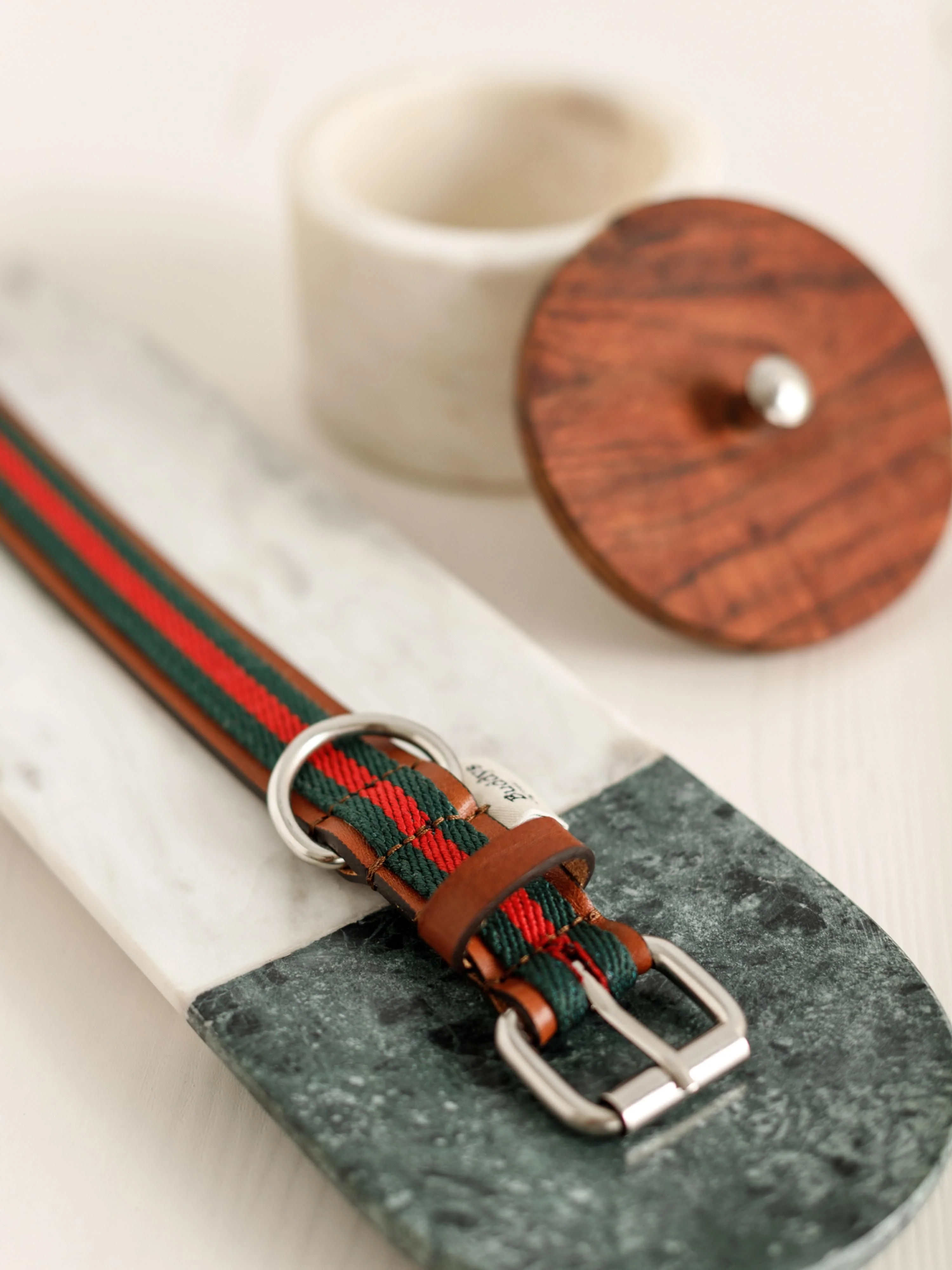 Handgemaakte huisdier halsband Baseball, in verschillende formaten