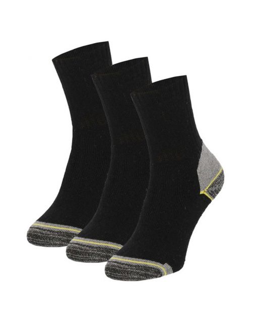Apollo Werksokken 3-Pack Zwart - Sokken