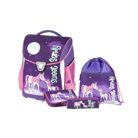 Schneiders Schulranzenset Basic Sweet Sandy 4-teilig