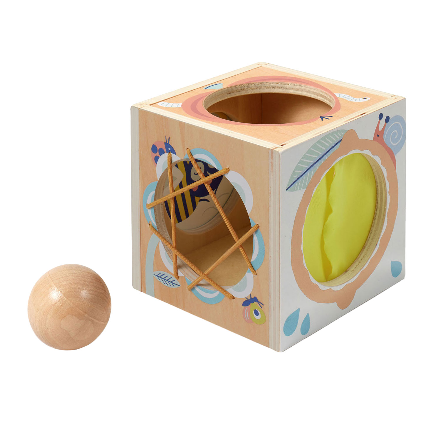 Djeco Babybox Houten Activiteitenkubus