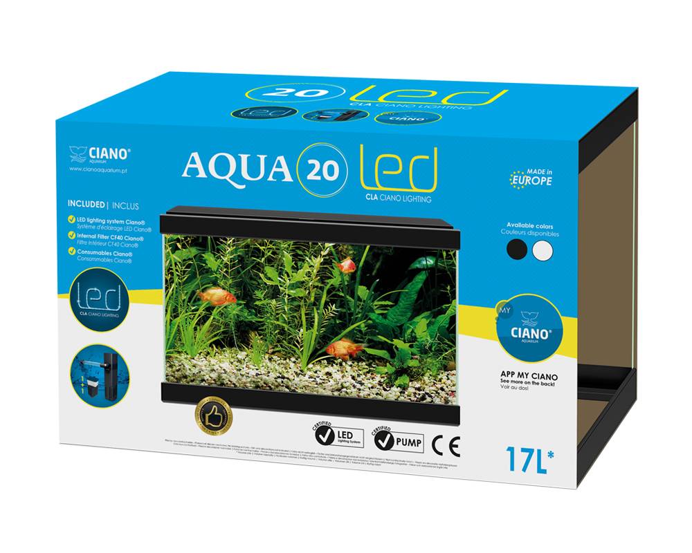 Ciano Aqua 20 LED Zwart