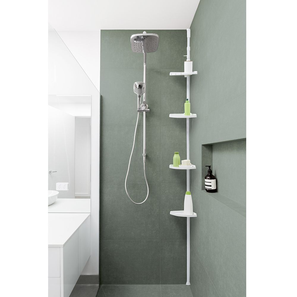 Etagère d'angle de douche extensible