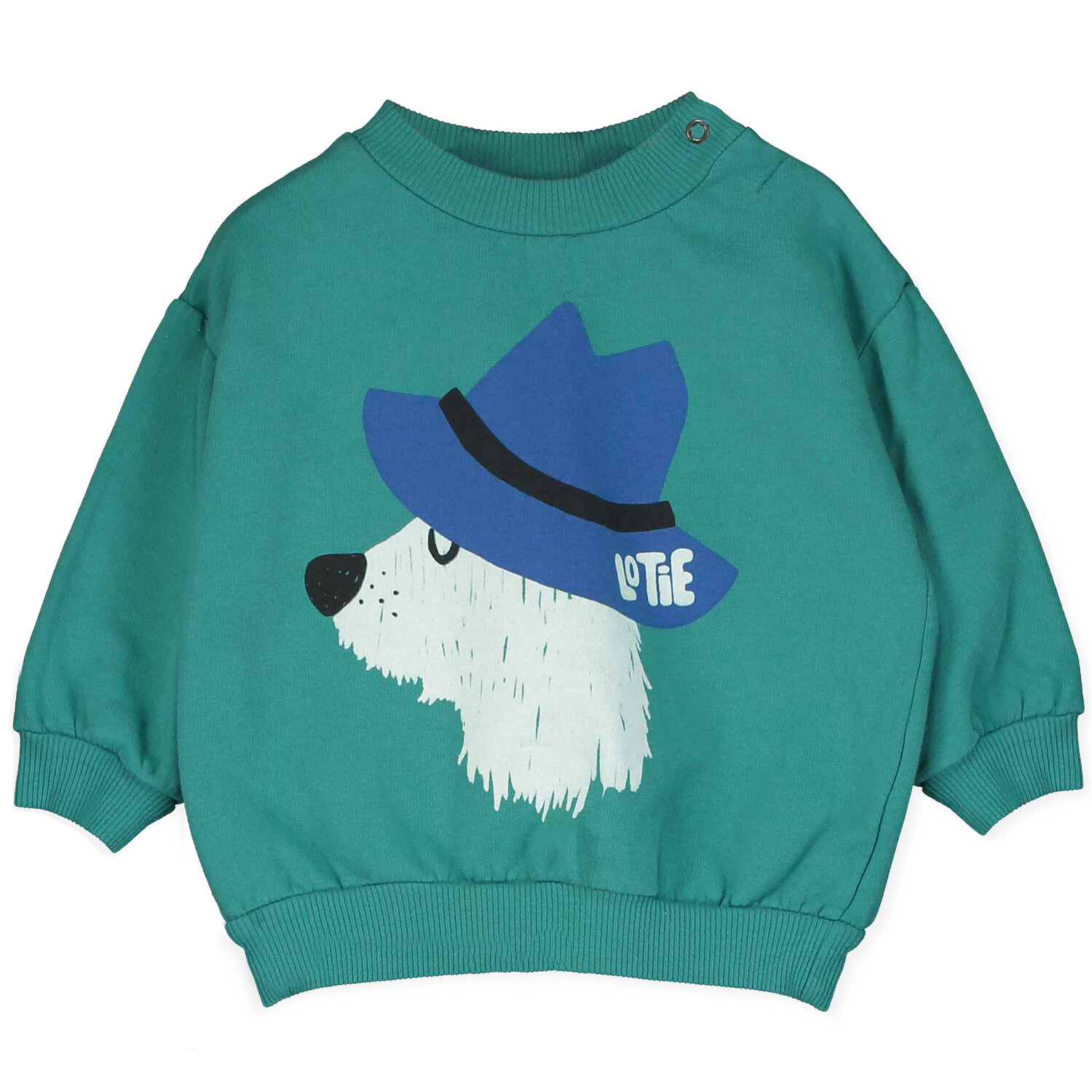 Lötiekids | Baby Sweatshirt | Lotie Dog | Green