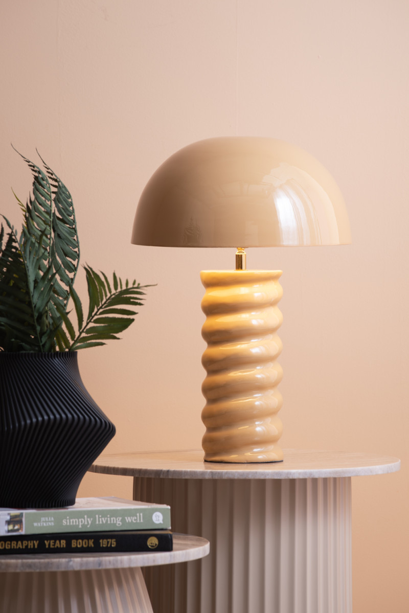 Vase Twisted Rib PT4292BK Black
