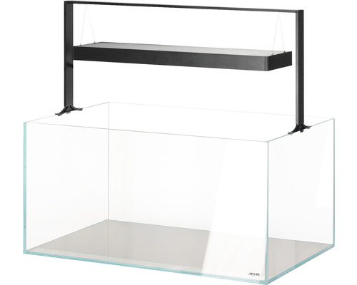 Aquael UltraScape 90 aquarium met LED-verlichting, ca. 243 liter, Opti-Glass, wit glas, zonder kast (boskleur)