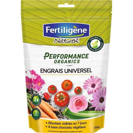 Performance organics - engrais universel solide UAB 700gr
