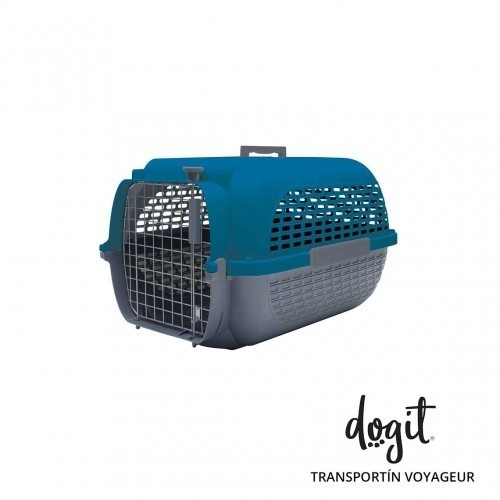 Transportadora para animais de estimação Dogit Pet Voyageur, azul